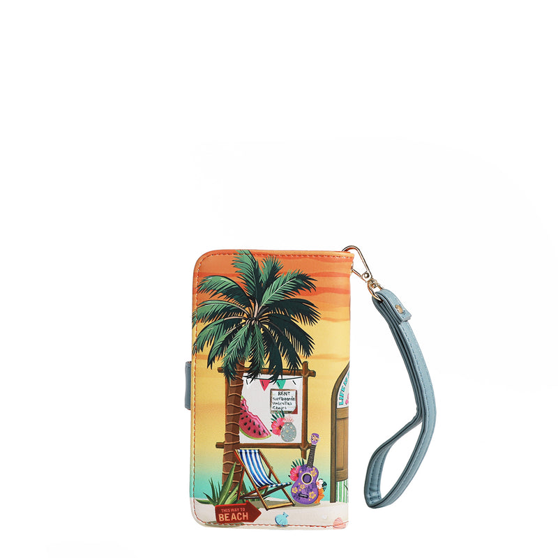 NL SIGNATURE PHONE CASE AND WALLET WRISTLET