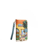NL SIGNATURE PHONE CASE AND WALLET WRISTLET