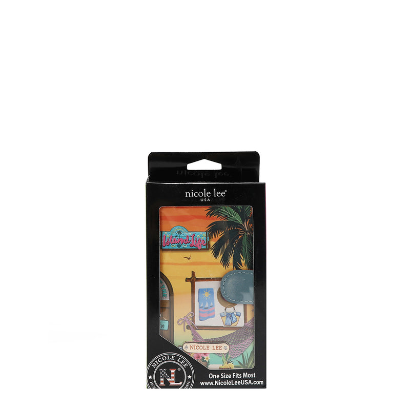 NL SIGNATURE PHONE CASE AND WALLET WRISTLET