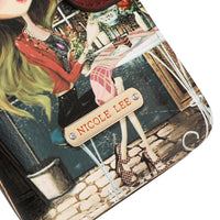 NL SIGNATURE PHONE CASE AND WALLET WRISTLET