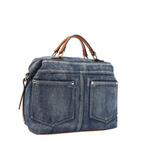 SOFIA MONTANA DENIM SATCHEL BAG