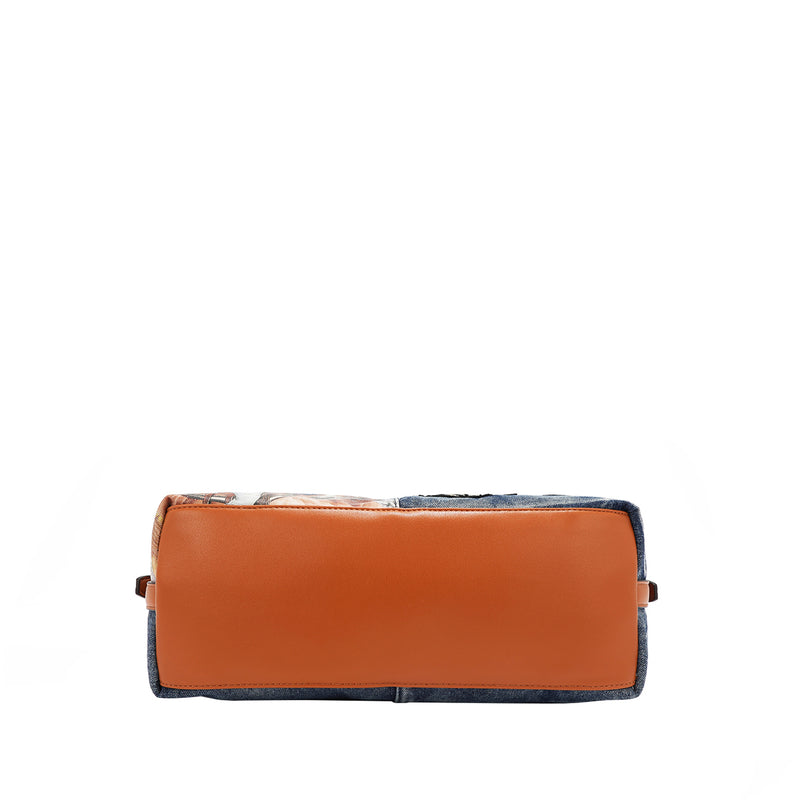 SOFIA MONTANA DENIM SATCHEL BAG