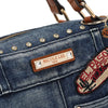 SOFIA MONTANA DENIM SATCHEL BAG