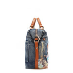 SOFIA MONTANA DENIM SATCHEL BAG