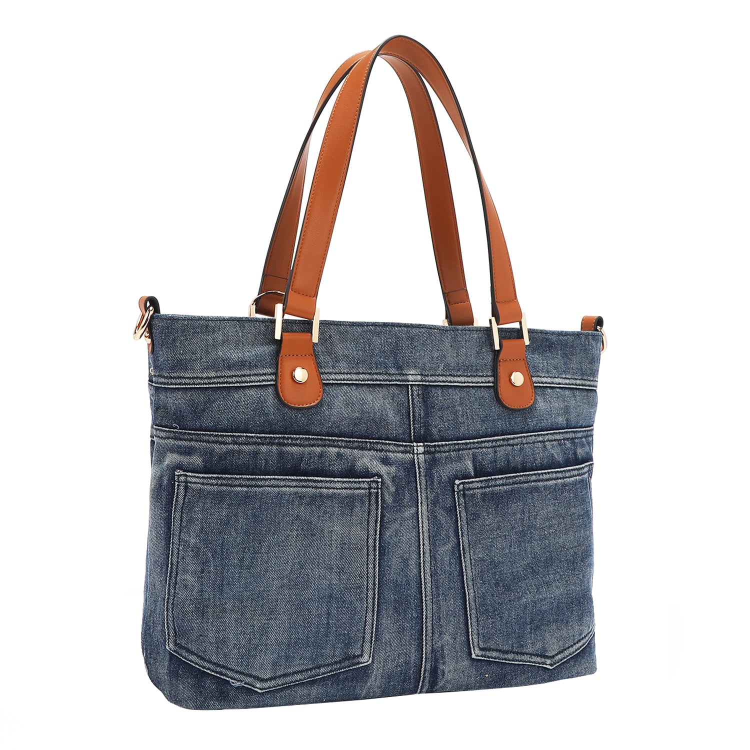 SOFIA MONTANA DENIM SHOPPER BAG