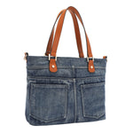 SOFIA MONTANA DENIM SHOPPER BAG