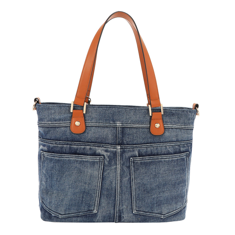 SOFIA MONTANA DENIM SHOPPER BAG