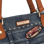 SOFIA MONTANA DENIM SHOPPER BAG