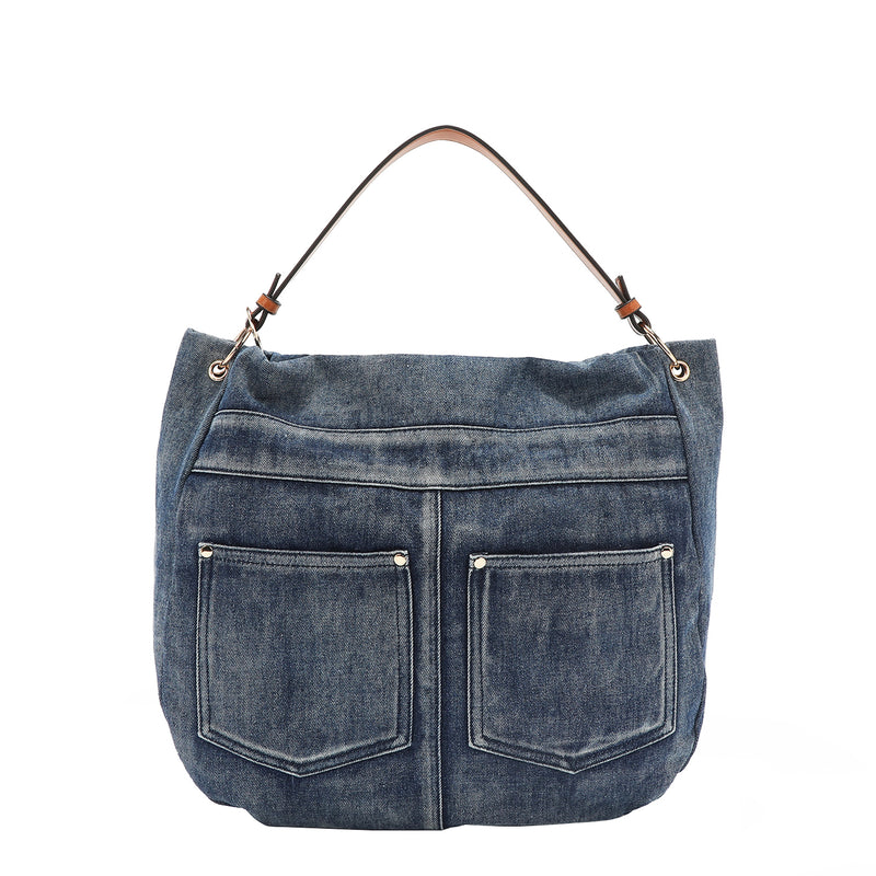 SOFIA MONTANA DENIM HOBO BAG
