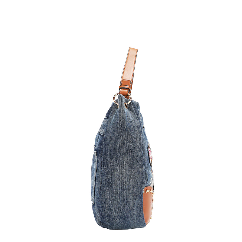 SOFIA MONTANA DENIM HOBO BAG