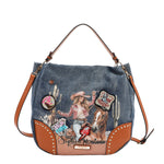 SOFIA MONTANA DENIM HOBO BAG