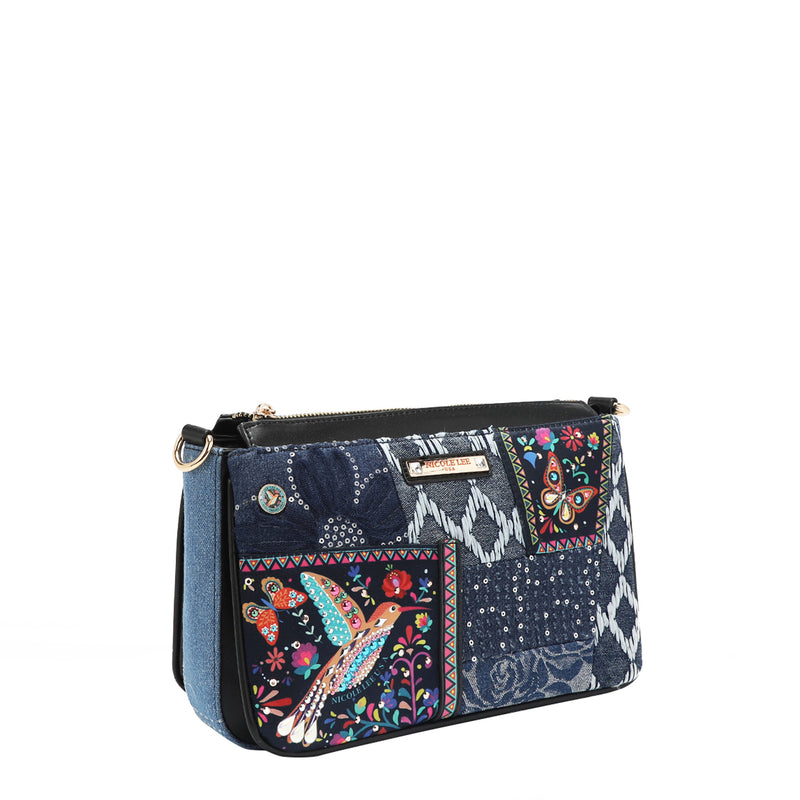 BOSQUE DE AMOR DENIM CROSSBODY