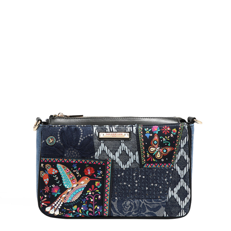BOSQUE DE AMOR DENIM CROSSBODY