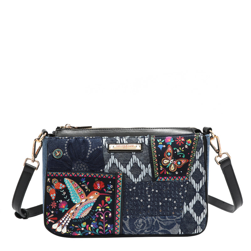 BOSQUE DE AMOR DENIM CROSSBODY