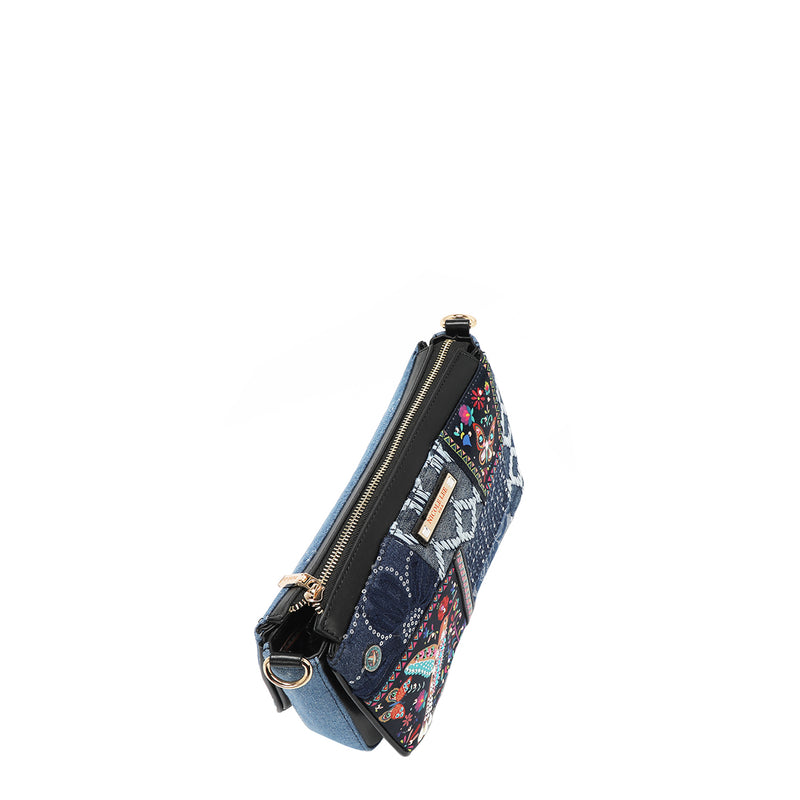 BOSQUE DE AMOR DENIM CROSSBODY