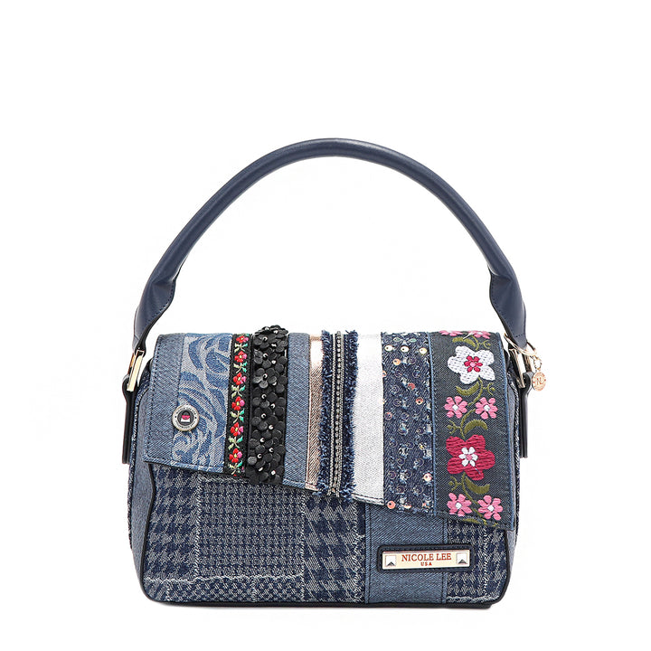 ★NlCK&NlCOLE★ NICOLE HOBO PADDING BAG_2 COLOR Nail Polish Hobo Bag, Spacious and Effortlessly Chic with V