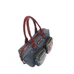 HOLLYWOOD DRIVE WASHED DENIM HANDBAG