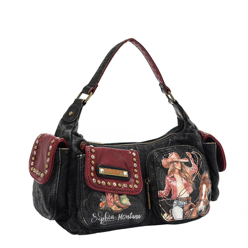 SOFIA MONTANA DENIM HANDBAG