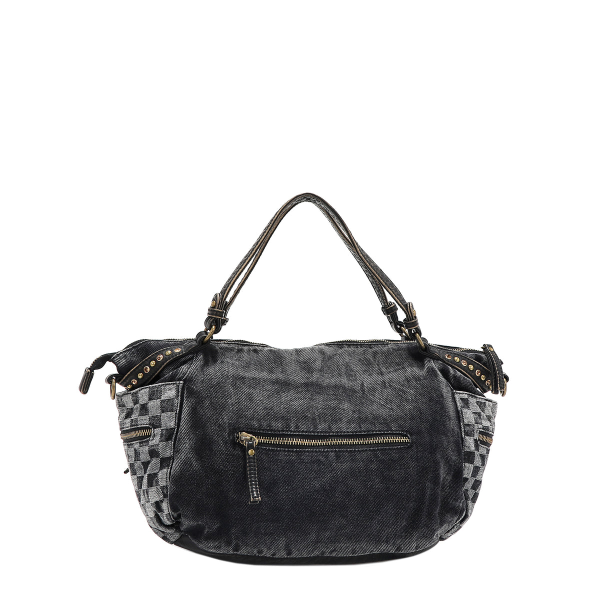 FAMILY YEARBOOK DENIM HANDBAG