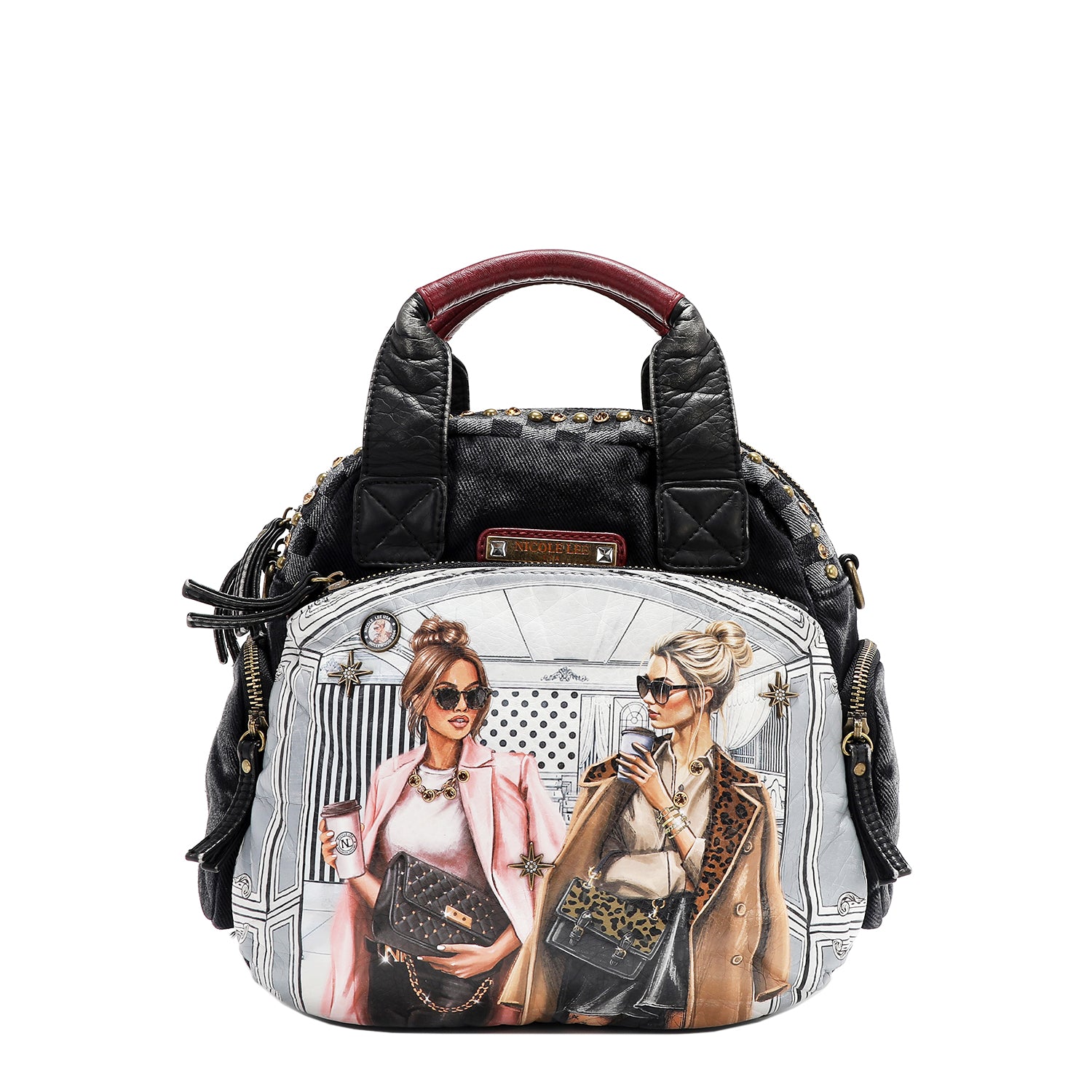 [JILLSTUART]★STITCHED COTTON DENIM MINI SHOULDER BAG Jill Stuart Mini Denim Bag | Pickle