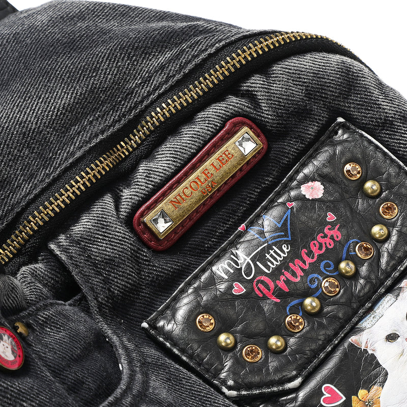 FAMILY YEARBOOK DENIM BACKPACK