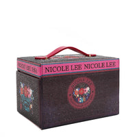 LARGE RHINESTONE JEWELRY BOX