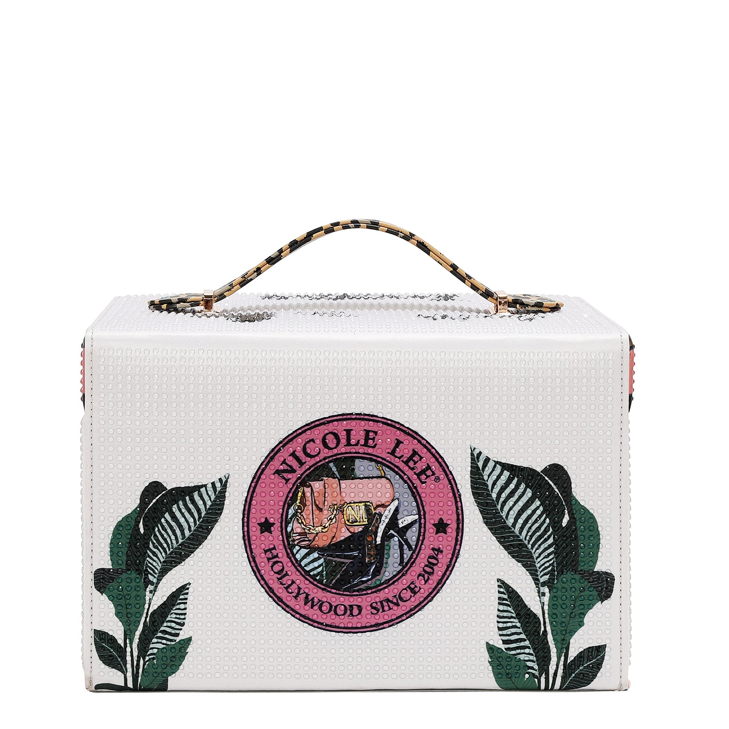 LARGE RHINESTONE JEWELRY BOX