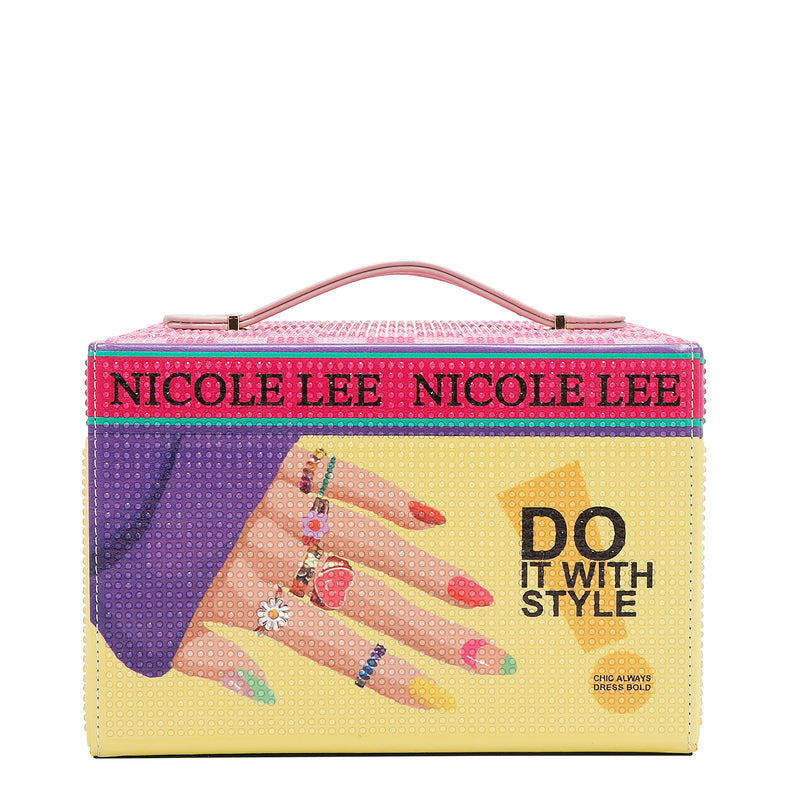 LARGE RHINESTONE JEWELRY BOX