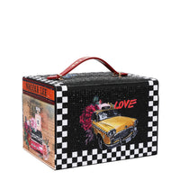 LARGE RHINESTONE JEWELRY BOX