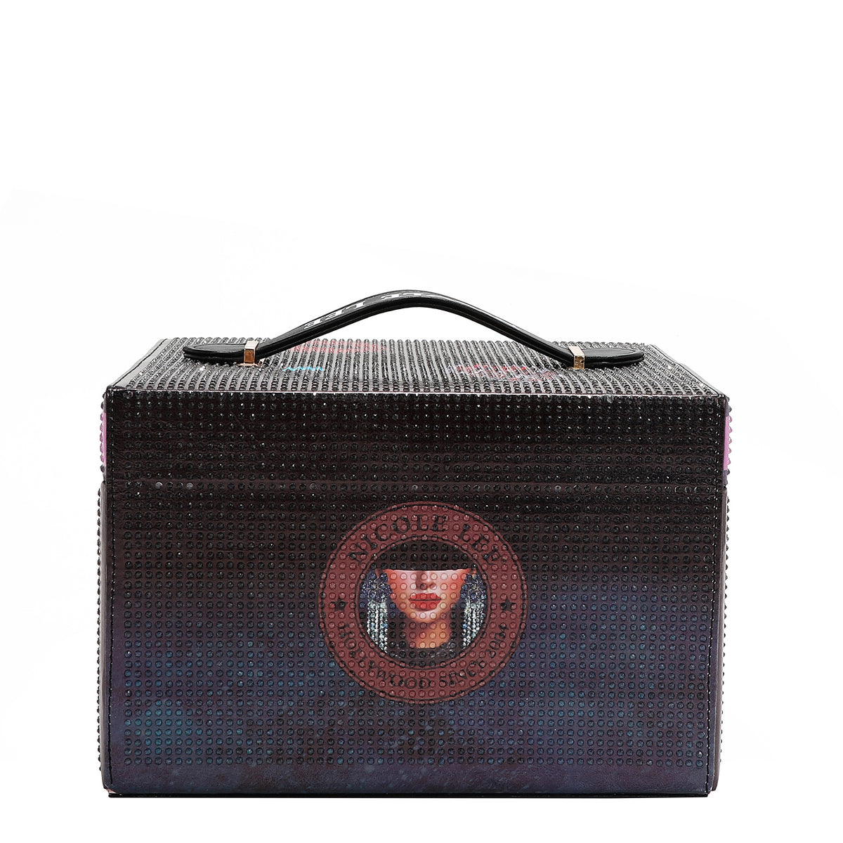 LARGE RHINESTONE JEWELRY BOX