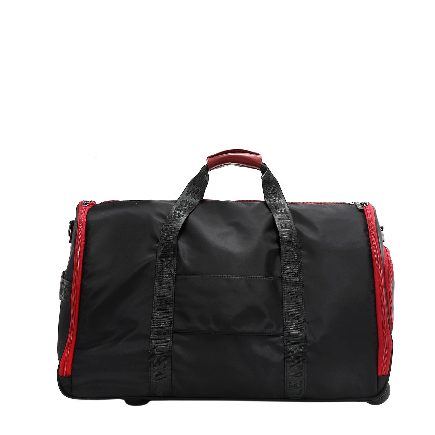 Rolling Duffel Bag, Foldable/Collapsible with Front Zip