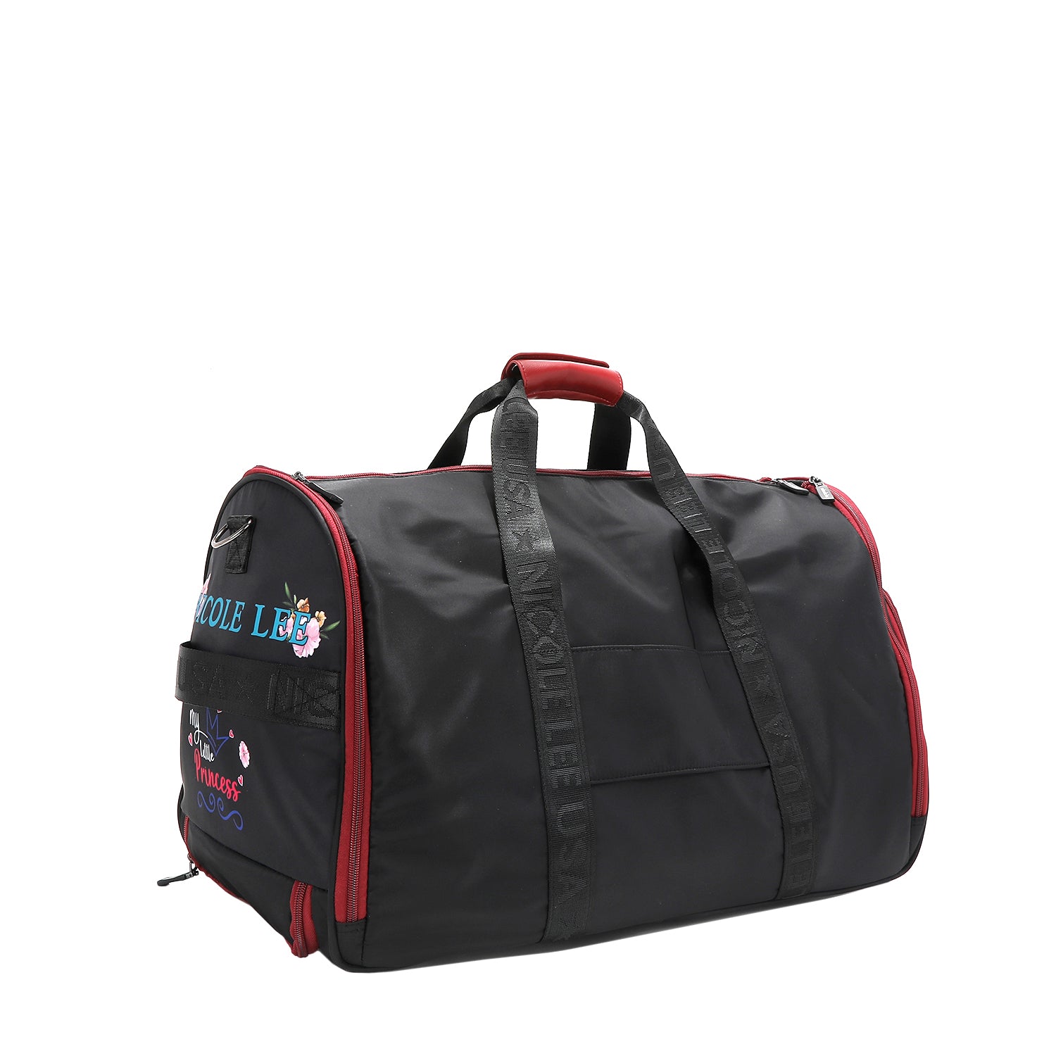 Rolling Duffel Bag, Foldable/Collapsible with Front Zip