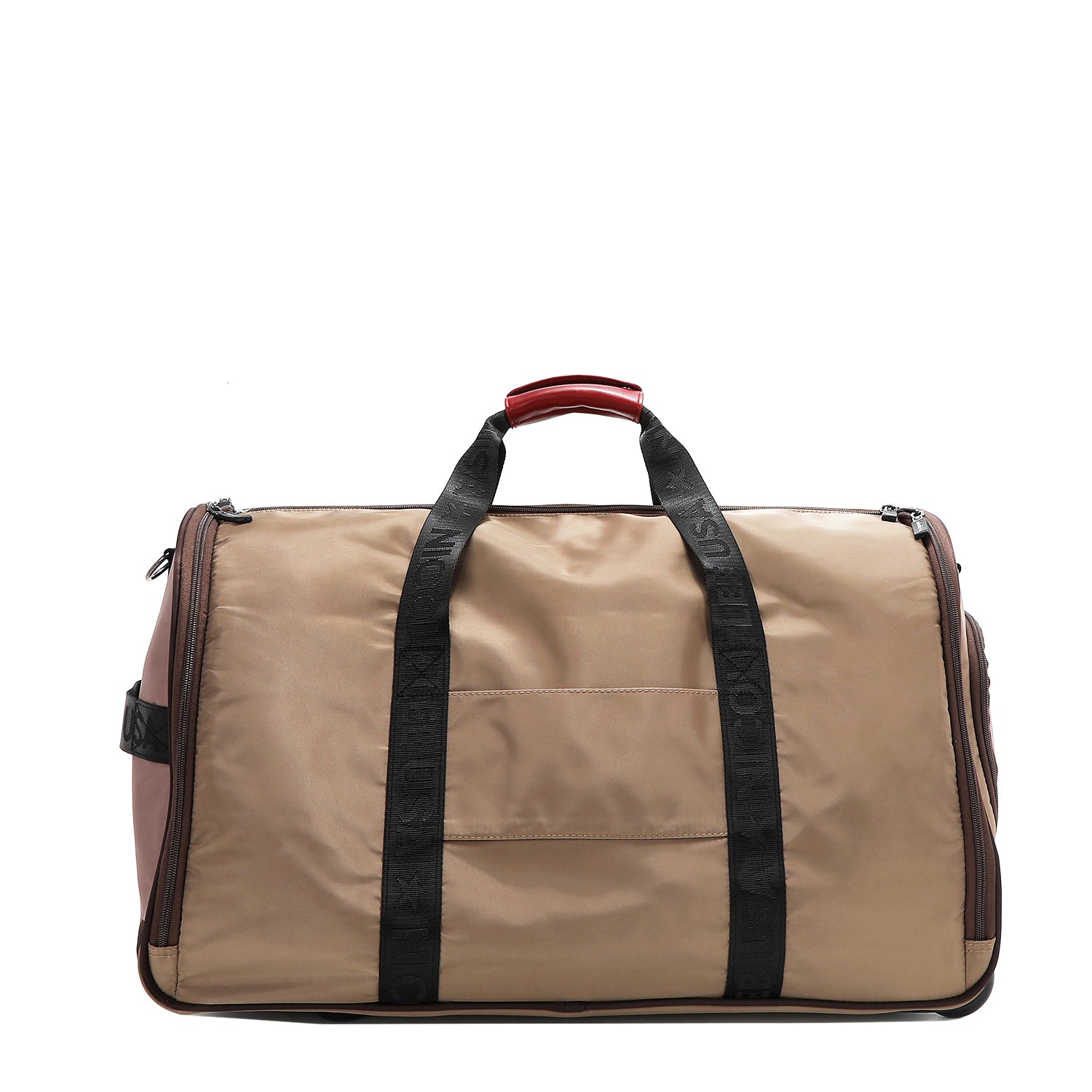 Rolling Duffel Bag, Foldable/Collapsible with Front Zip