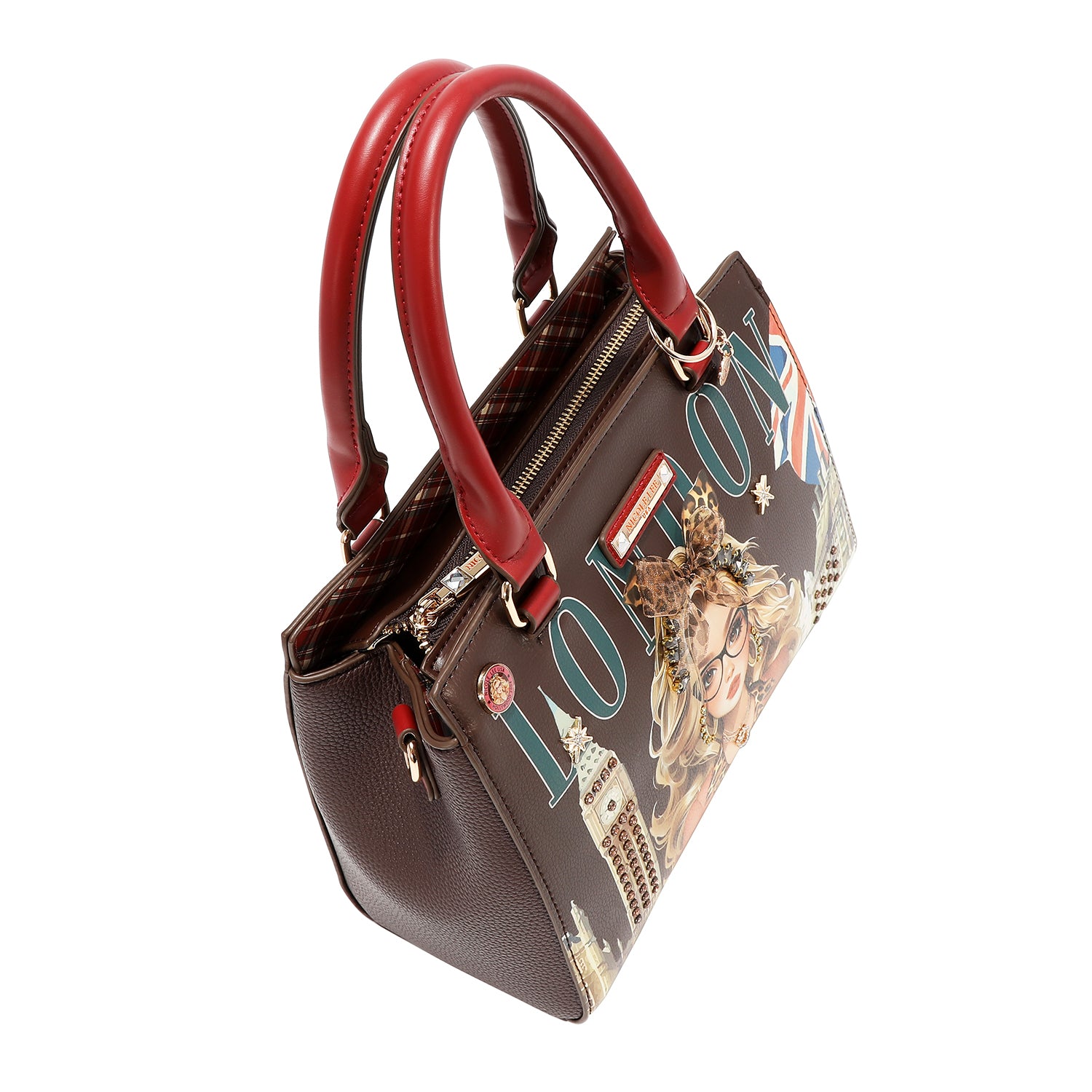 LONDON EYE SATCHEL BAG