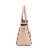 GEOMETRIC CUTOUT SATCHEL BAG