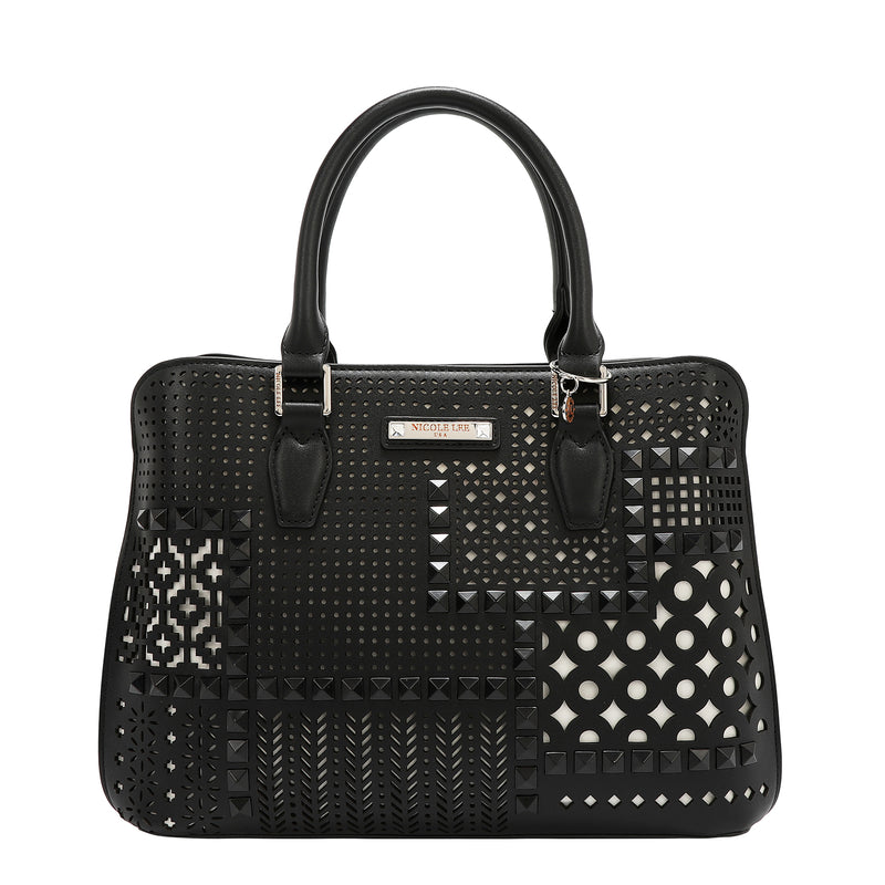 GEOMETRIC CUTOUT DOME BAG