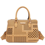 GEOMETRIC CUTOUT DOME BAG