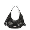 GEOMETRIC CUOUT SHOULDER BAG