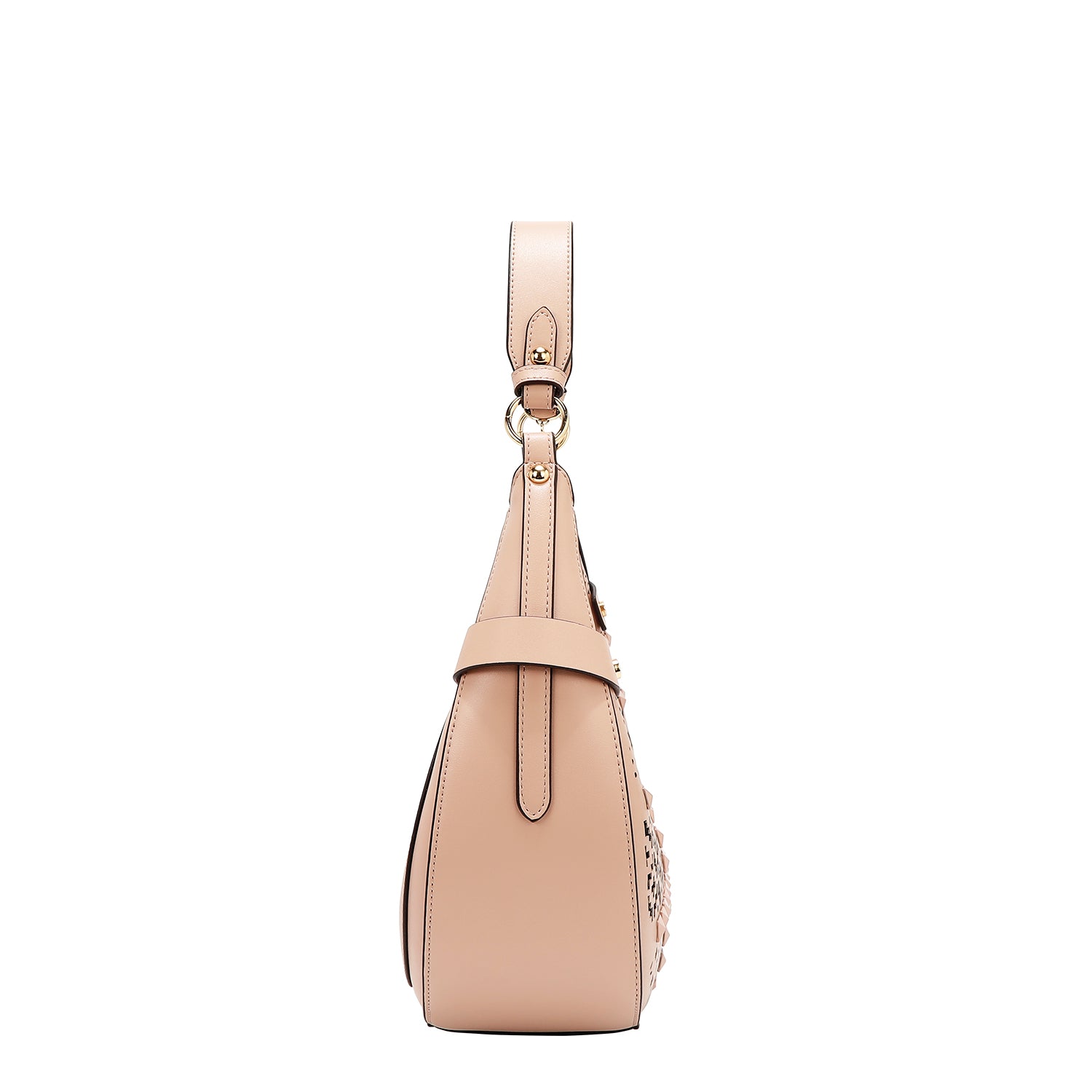 GEOMETRIC CUTOUT SHOULDER BAG