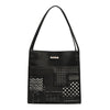 GEOMETRIC CUTOUT 2 PIECE TOTE BAG