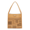 GEOMETRIC CUTOUT 2 PIECE TOTE BAG