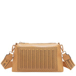 GEOMETRIC CUTOUT 2 PIECE TOTE BAG