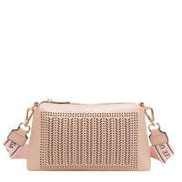GEOMETRIC CUTOUT 2 PIECE TOTE BAG
