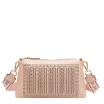 GEOMETRIC CUTOUT 2 PIECE TOTE BAG