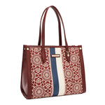 GEOMETRIC LASER CUT TOTE BAG