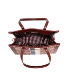 GEOMETRIC LASER CUT TOTE BAG