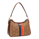 GEOMETRIC LASER CUT SHOULDER BAG
