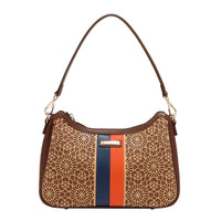 GEOMETRIC LASER CUT SHOULDER BAG