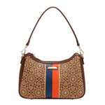 GEOMETRIC LASER CUT SHOULDER BAG