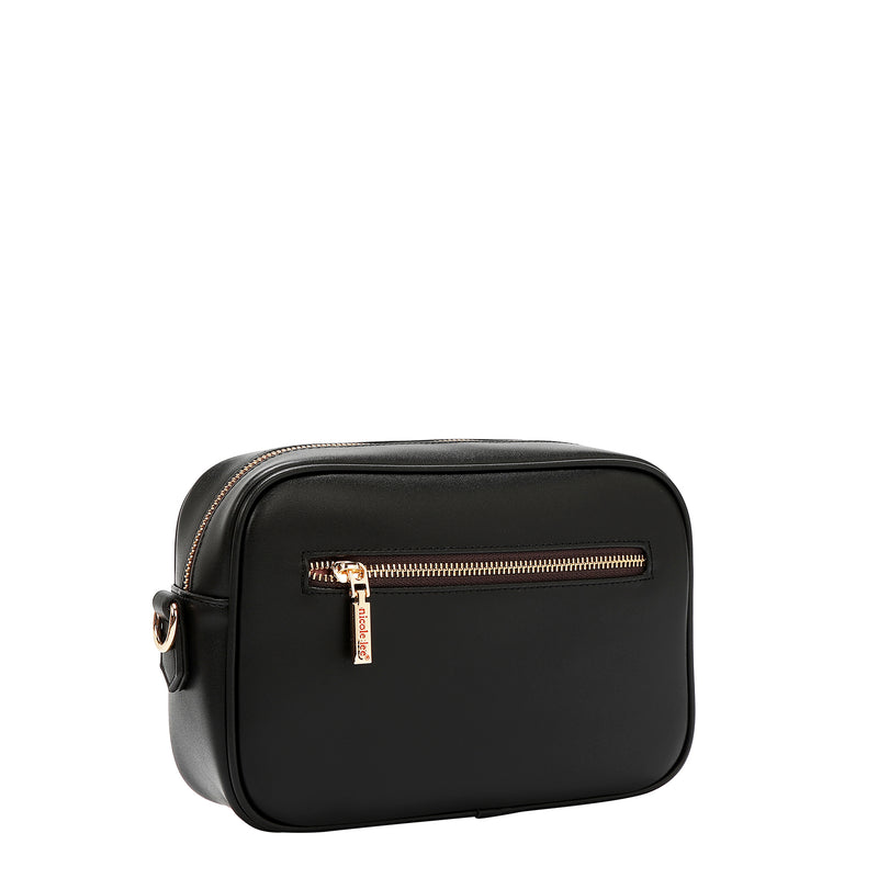 GEOMETRIC LASER CUT CROSSBODY BAG